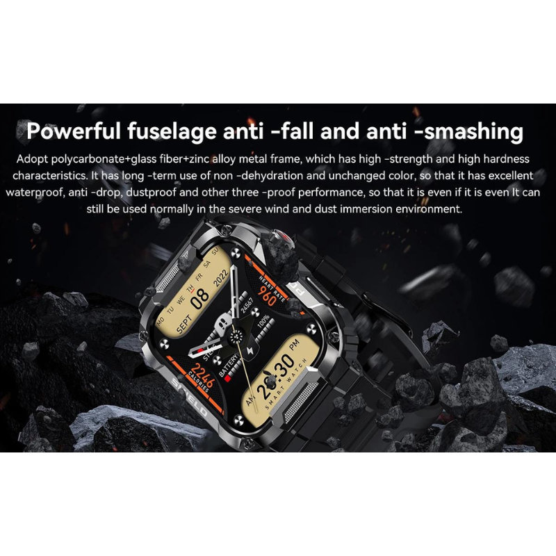 ForceGuard Watch – Sustainable Military Smartwatch for Performance