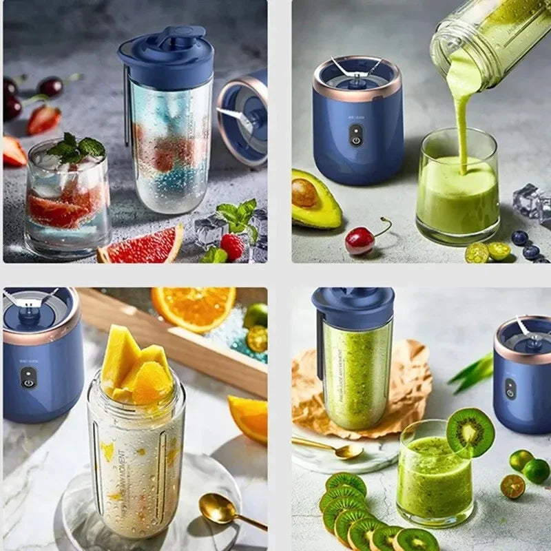 FreshGo Mini Juicer – Cordless & Portable for Fresh Juices & Smoothies
