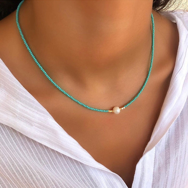 Freshwater pearl necklace