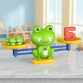Frog Balance Maths Game, Counting and Simple Addition Toy for Preschoolers