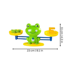 Frog Balance Maths Game, Counting and Simple Addition Toy for Preschoolers