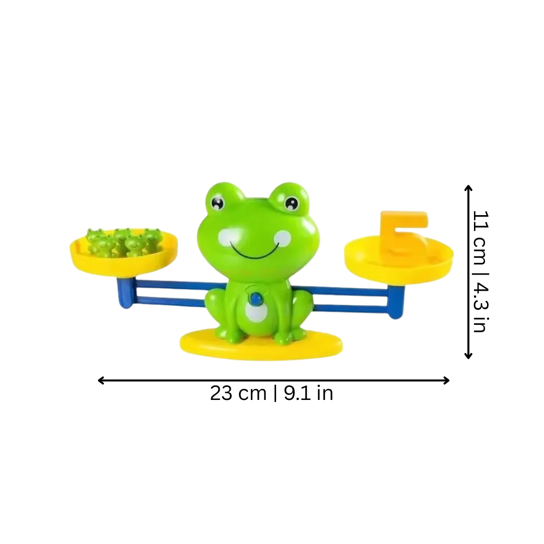 Frog Balance Maths Game, Counting and Simple Addition Toy for Preschoolers
