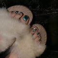Fuzzy Open-Back Slippers