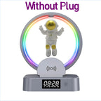 Galactic Astronaut Alarm Clock RGB Speaker