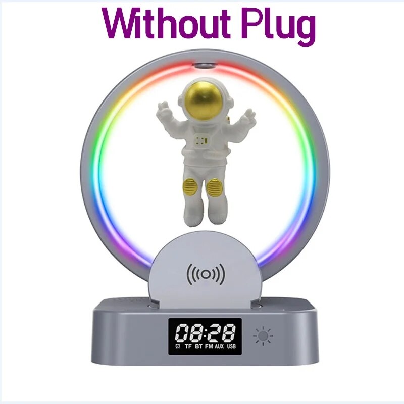 Galactic Astronaut Alarm Clock RGB Speaker