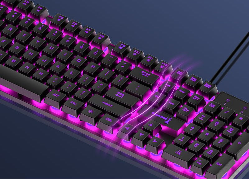 Gaming Keyboard with Customisable RGB Lighting