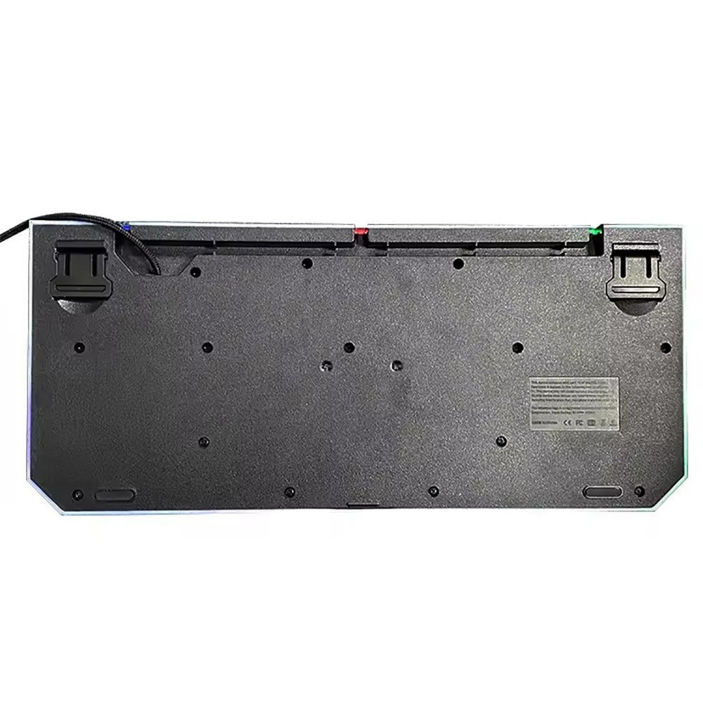 Gaming Keyboard with Ergonomic Design and RGB Lighting