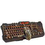Gaming Keyboard with Integrated Smartphone Stand and RGB Synchronisation