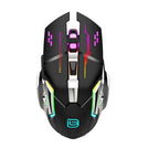 Gaming mouse with high-precision sensor and dynamic RGB lighting