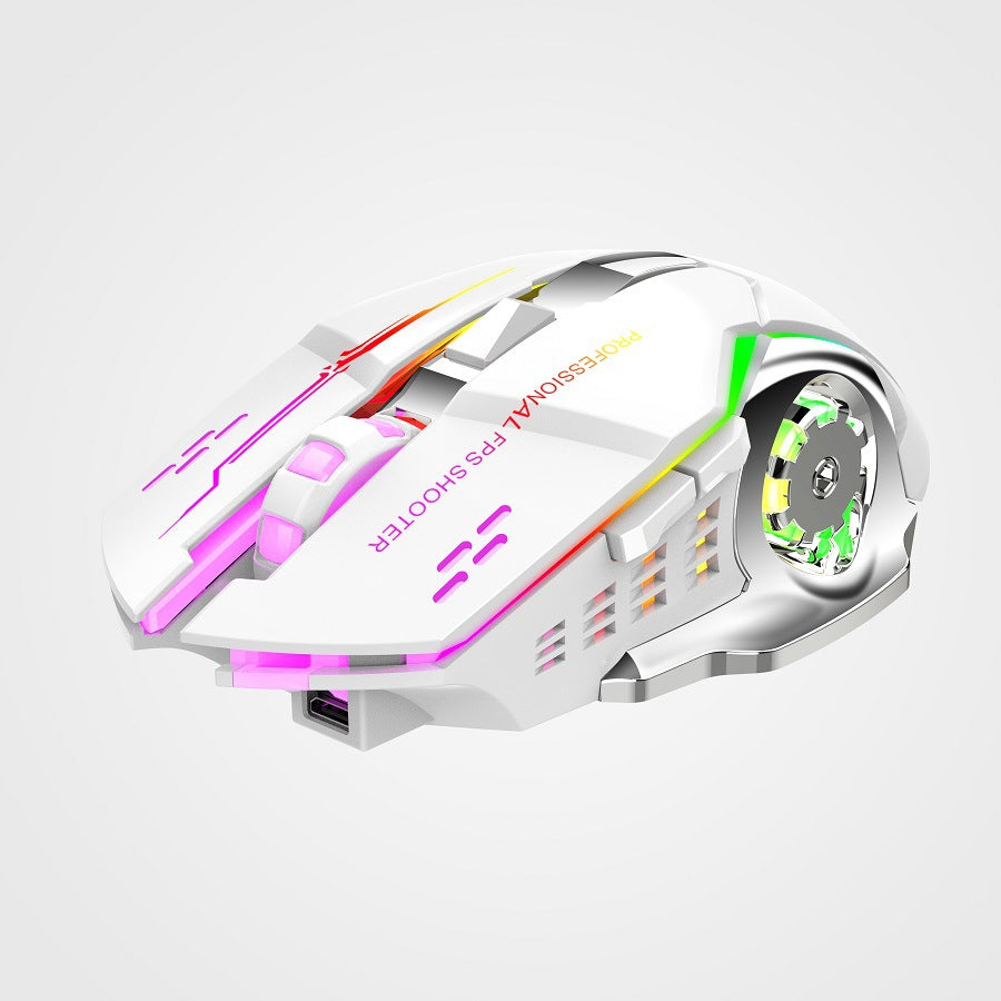 Gaming mouse with high-precision sensor and dynamic RGB lighting