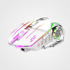 Gaming mouse with high-precision sensor and dynamic RGB lighting