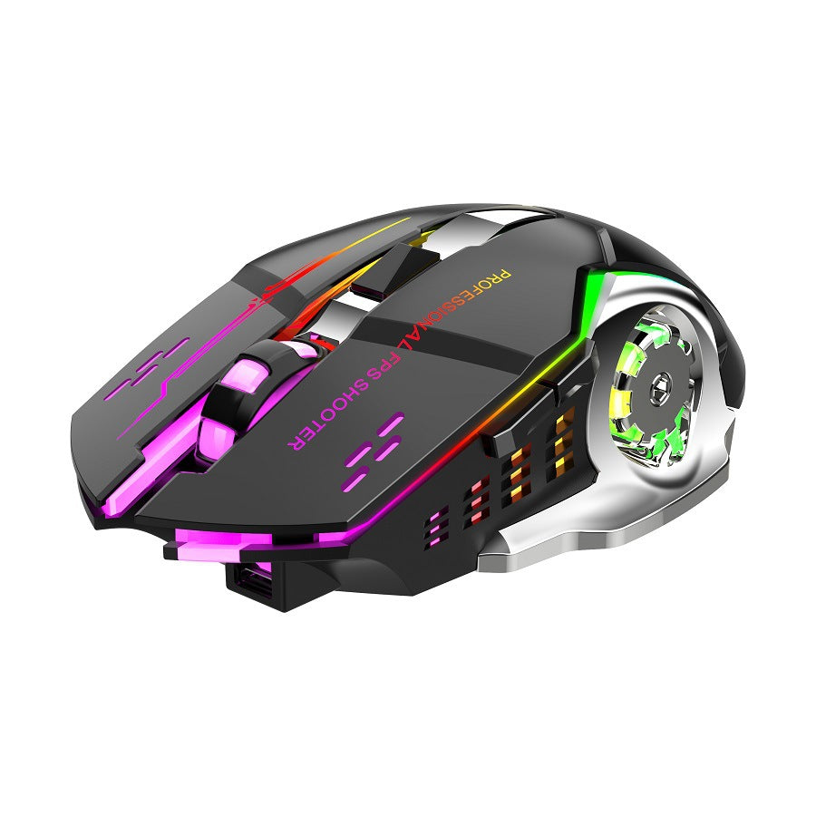 Gaming mouse with high-precision sensor and dynamic RGB lighting