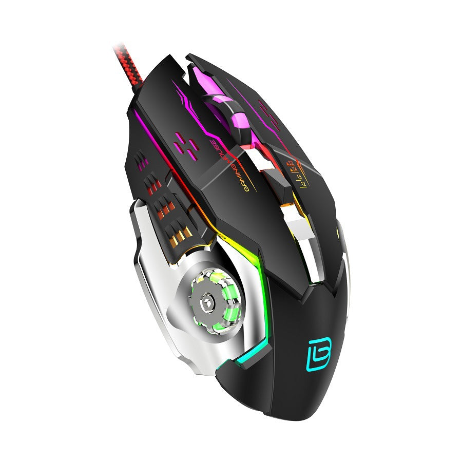 Gaming Mouse with Precise Sensor and RGB Lighting