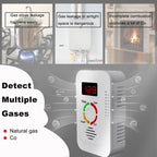 Gas Leak and Carbon Monoxide Detector Alarm for Home
