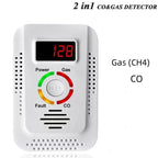 Gas Leak and Carbon Monoxide Detector Alarm for Home