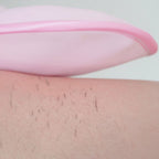 Gentle peeling glove for smooth skin