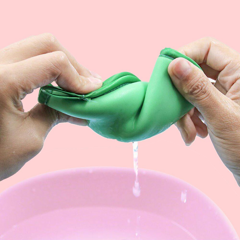 Gentle peeling glove for smooth skin