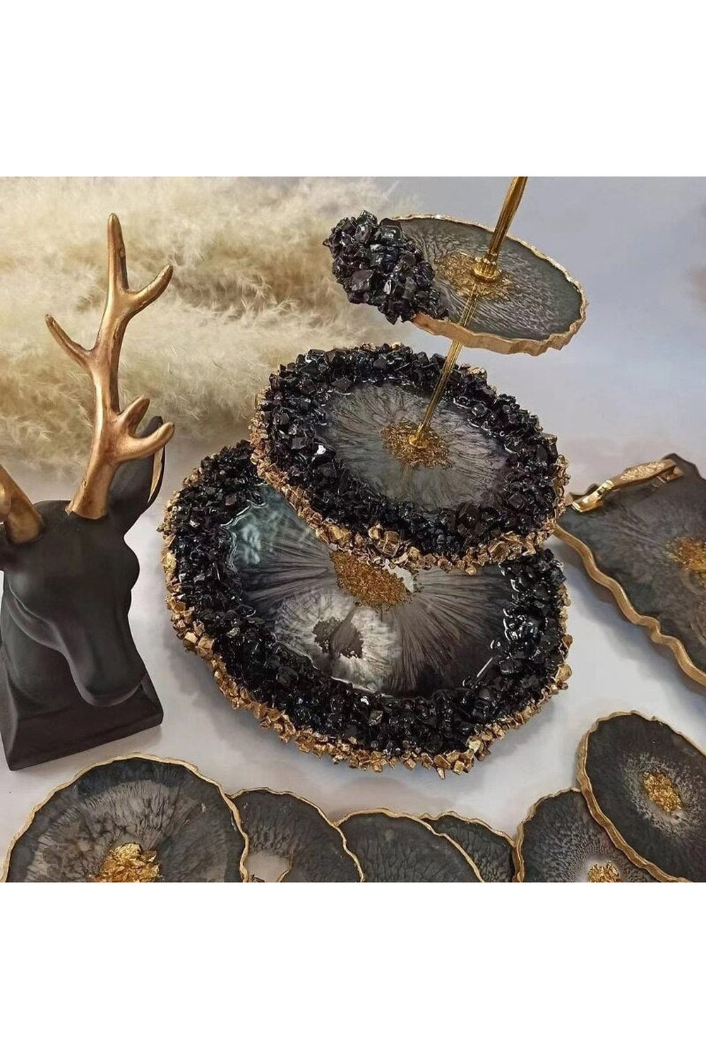 Glass Resin Filler Art