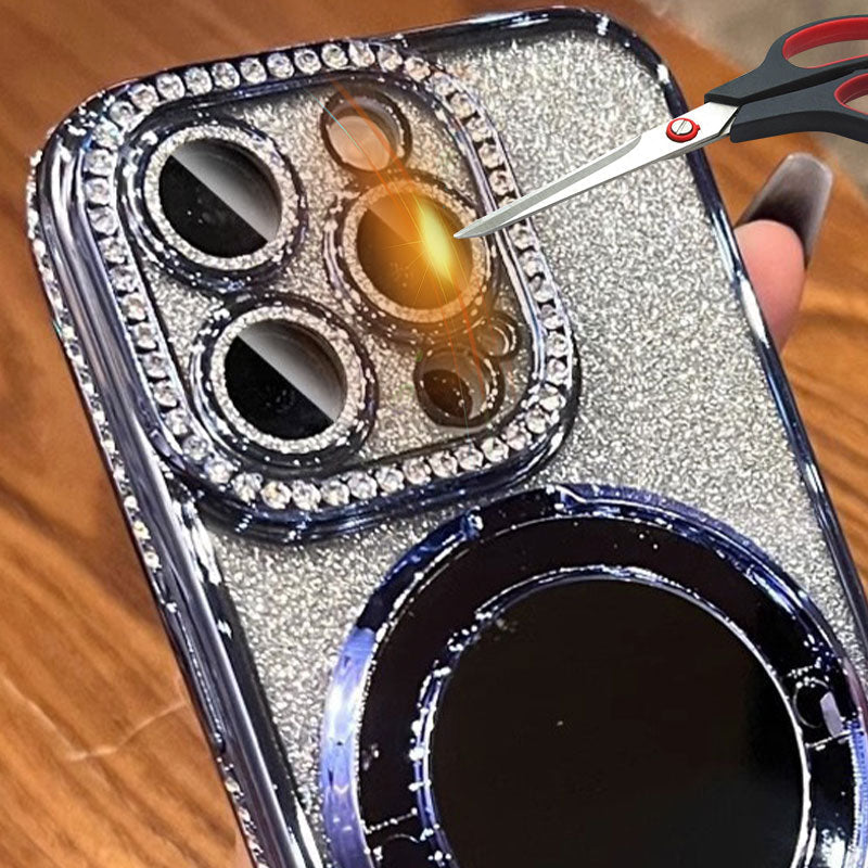 Glossy Mirror iPhone Case with Magnetic Stand
