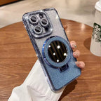 Glossy Mirror iPhone Case with Magnetic Stand