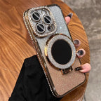 Glossy Mirror iPhone Case with Magnetic Stand