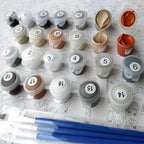 Glowing Owl Family – Van-Go Paint-By-Number Kit