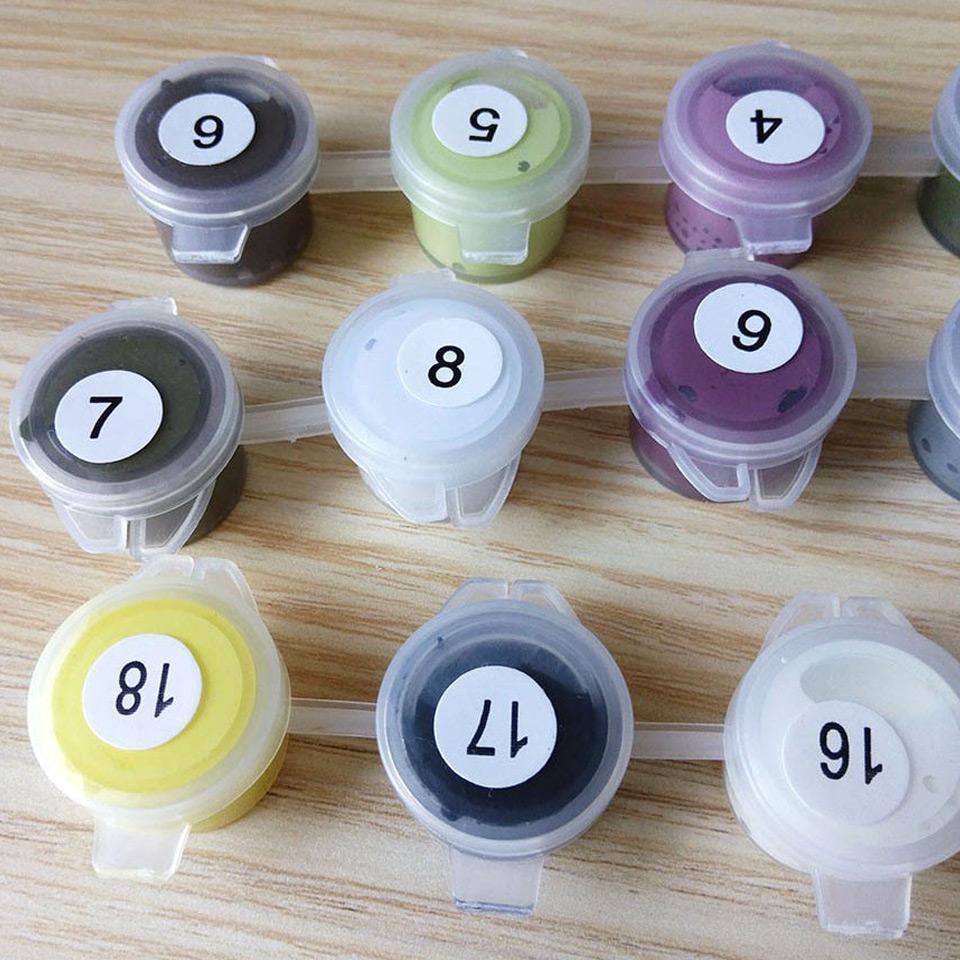 Glowing Owl Family – Van-Go Paint-By-Number Kit