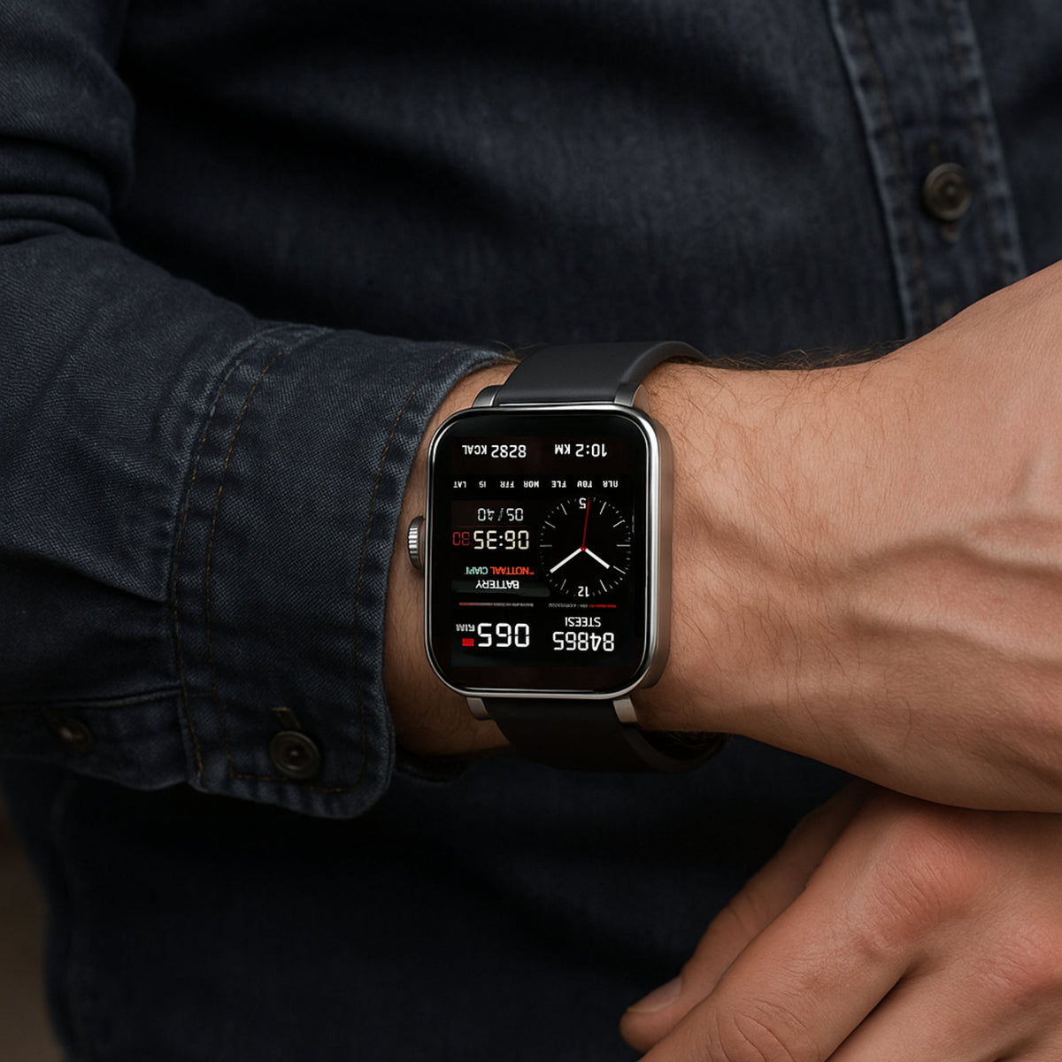 Glucowatch | Non-Invasive Blood Glucose Smartwatch – Real-Time Monitoring, Trend Tracking & Personalised Alerts Bonerosh