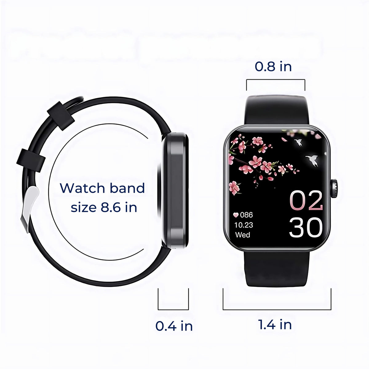 Glucowatch | Non-Invasive Blood Glucose Smartwatch – Real-Time Monitoring, Trend Tracking & Personalised Alerts Bonerosh