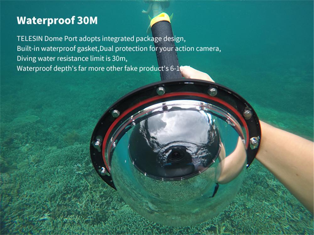 GoPro Dome Port for Underwater Split-Level Photography