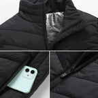 Graphene Heated Vest, USB Powered, Multiple Heating Zones, Adjustable Heat