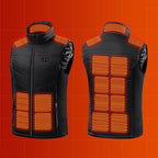 Graphene Heated Vest, USB Powered, Multiple Heating Zones, Adjustable Heat
