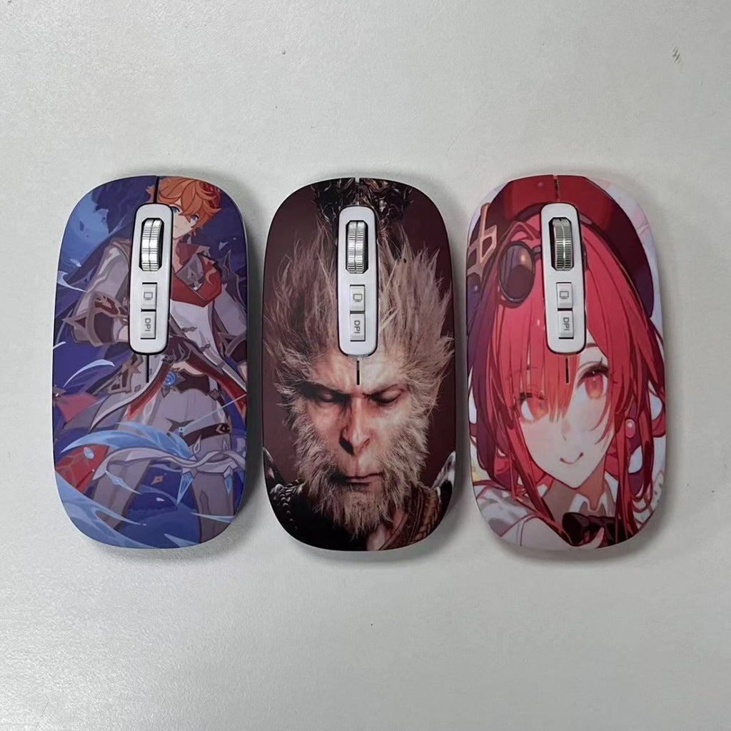 Graphic art wireless mouse