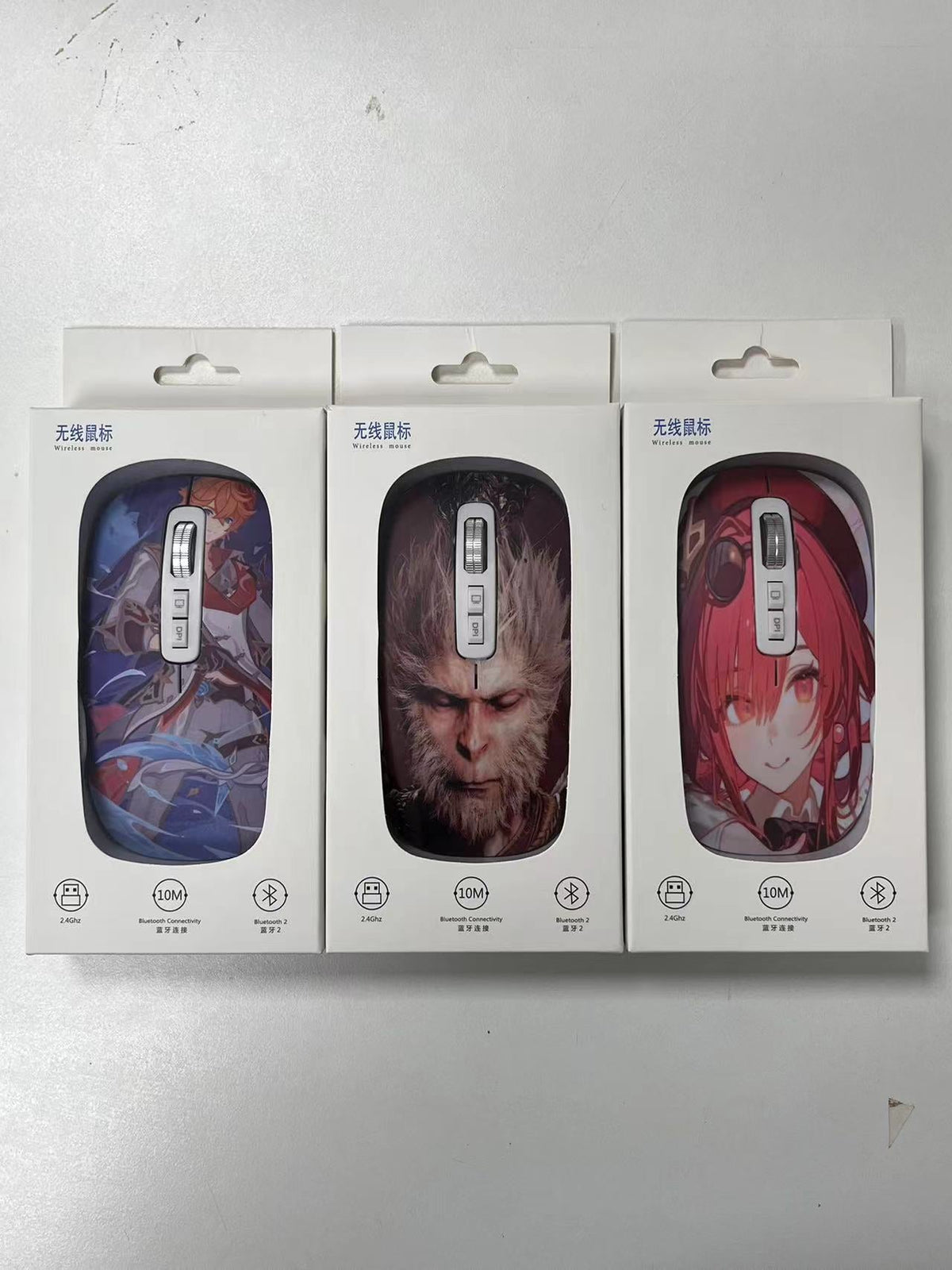 Graphic art wireless mouse