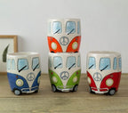 GroovyCup Camperbus Mug – Retro Ceramic Coffee Mug 330ml