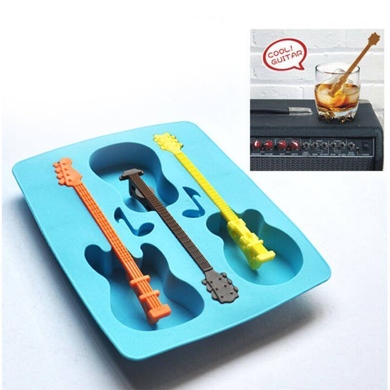 Guitar ice mould