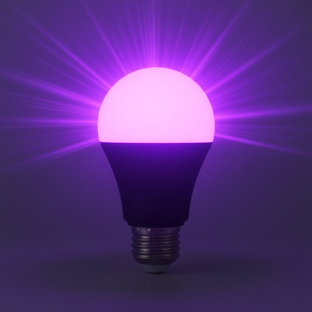 Halloween LED UV bulb E27 for black light effects decorative