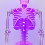 Halloween Skeleton Solar Stake Light Waterproof LED Outdoor Ground Skeleton Lamp Plastic Landscape Light for Yard, Garde