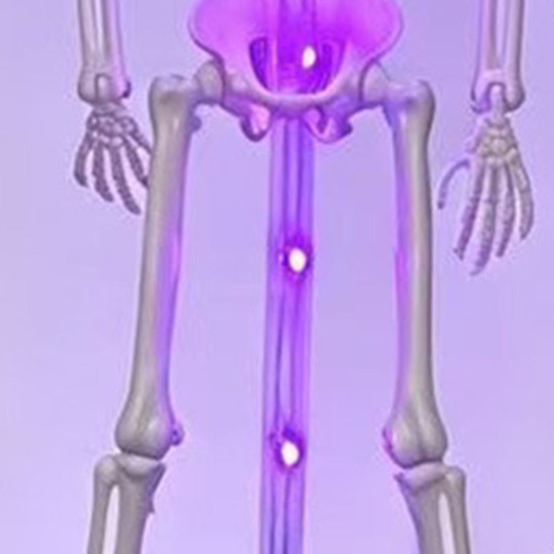 Halloween Skeleton Solar Stake Light Waterproof LED Outdoor Ground Skeleton Lamp Plastic Landscape Light for Yard, Garde