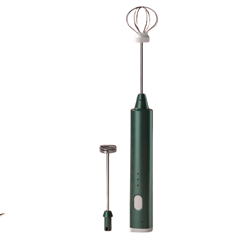 Hand Mixer | Stainless Steel Heads & USB Rechargeable | Detachable Grip
