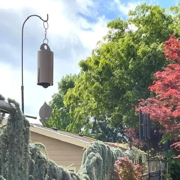 Handcrafted calming sound bell for garden and balcony – weatherproof