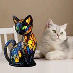 Handcrafted Cat Lamp with Glow – Ambient Lighting and Gift Idea
