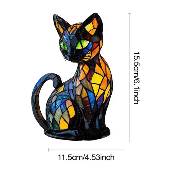 Handcrafted Cat Lamp with Glow – Ambient Lighting and Gift Idea