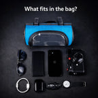 Handlebar bag for bike | Waterproof bike bag with touchscreen | Tourix