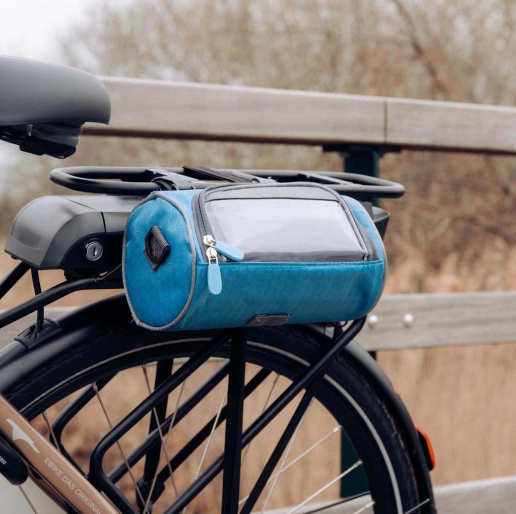 Handlebar bag for bike | Waterproof bike bag with touchscreen | Tourix