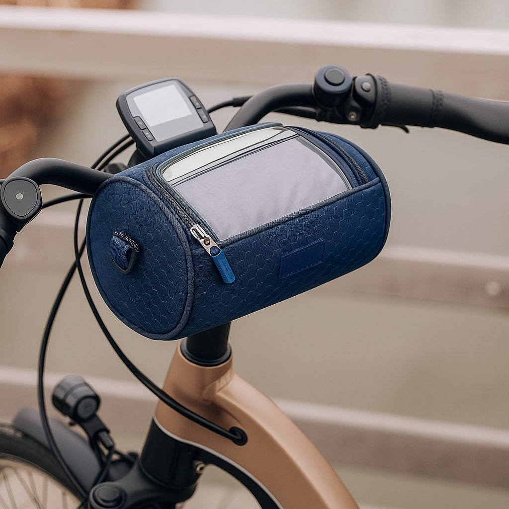 Handlebar bag for bike | Waterproof bike bag with touchscreen | Tourix