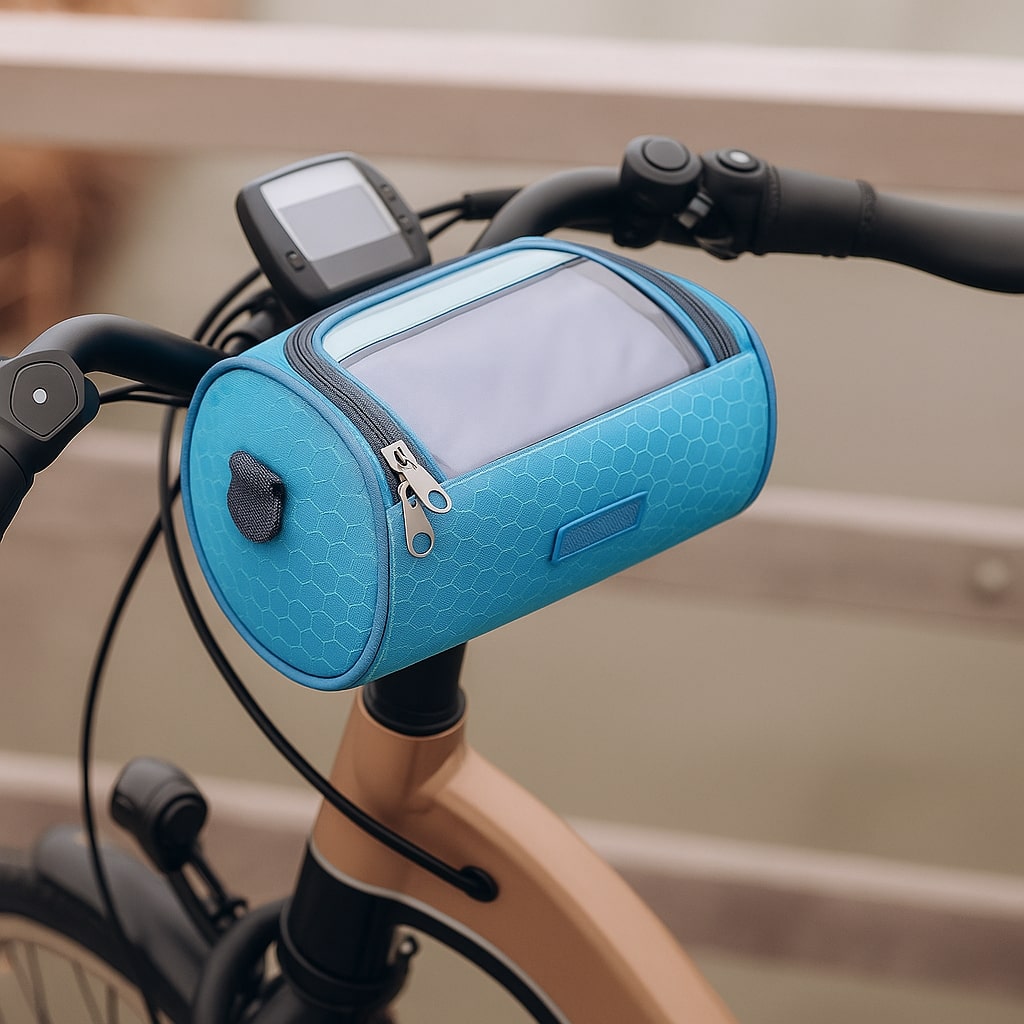 Handlebar bag for bike | Waterproof bike bag with touchscreen | Tourix
