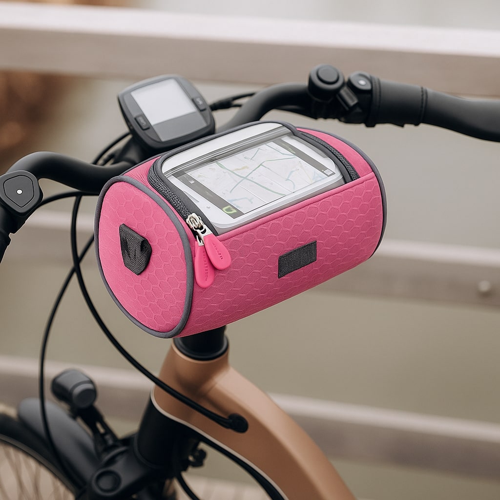 Handlebar bag for bike | Waterproof bike bag with touchscreen | Tourix