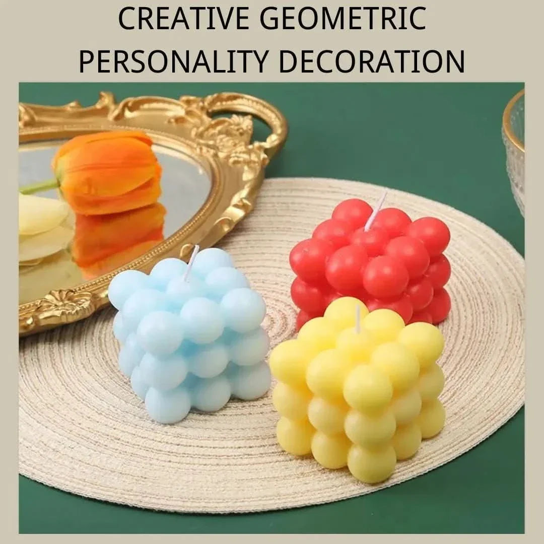 Handmade Cube Scented Candle – Decorative & Fragrant