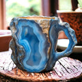 Handmade Mineral Crystal Coffee Mugs – Insulated, Microwave Safe, 350–450 ml